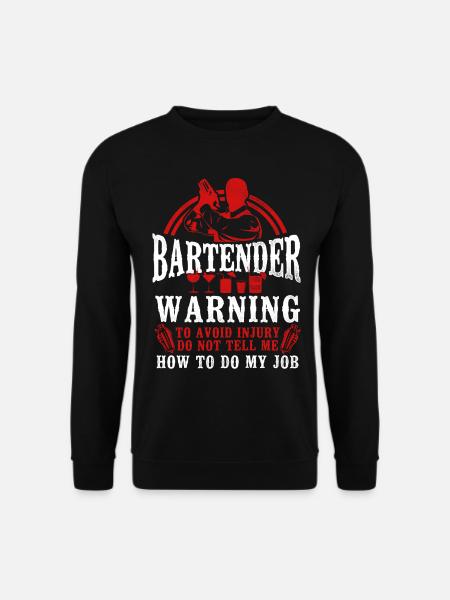 Bartender Mixologist Bartender - Unisex Sweatshirt - black
