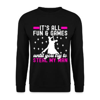 Ballroom Dance Ballroom Dancers Ballroom Dancers - Unisex Sweatshirt - black - Front - Alina (178cm) & Michal (187cm)