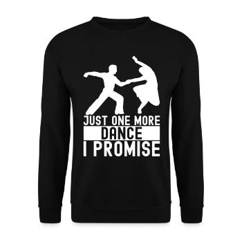 Ballsaal Tanz Ballsaaltänzer Gesellschaftstänzer - Unisex Pullover - Schwarz - Vorne - Alina (178cm) & Michal (187cm)