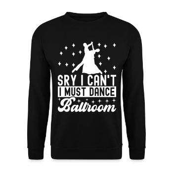 Ballroom Dance Ballroom Dancers Ballroom Dancers - Unisex Sweatshirt - black - Front - Alina (178cm) & Michal (187cm)