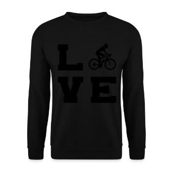 Cycling Women Cycling Cycling Cycling - Unisex Sweatshirt - black - Front - Alina (178cm) & Michal (187cm)