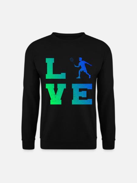 Badminton, badminton, badminton player, squash - Unisex Sweatshirt - black