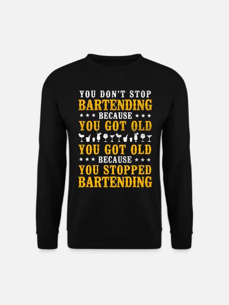 Bartender Mixologist Retired You - Unisex Sweatshirt - black