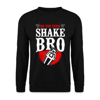 Bartender Mixologist Do You Even - Unisex Sweatshirt - black - Front - Alina (178cm) & Michal (187cm)