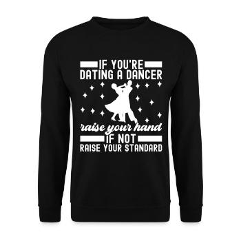 Ballroom Dance Ballroom Dancers Ballroom Dancers - Unisex Sweatshirt - black - Front - Alina (178cm) & Michal (187cm)