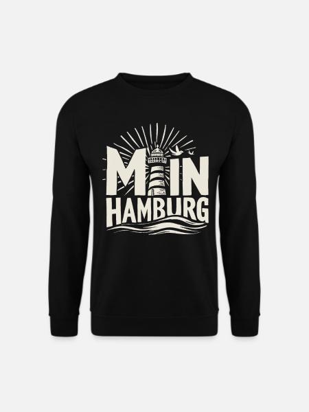 Moin hamburg Hambur Shirt - Unisex Pullover - Schwarz