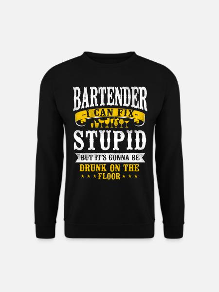 Bartender Mixologist Bartender I - Unisex Sweatshirt - black