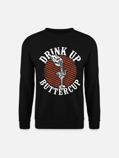 Bartender Mixologist Drink Up - Unisex Sweatshirt - black