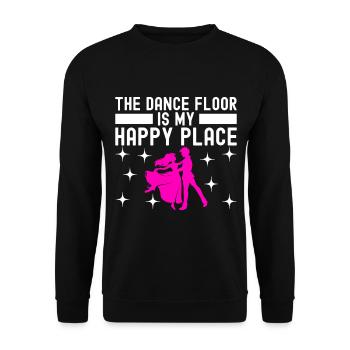 Ballsaal Tanz Ballsaaltänzer Gesellschaftstänzer - Unisex Pullover - Schwarz - Vorne - Alina (178cm) & Michal (187cm)