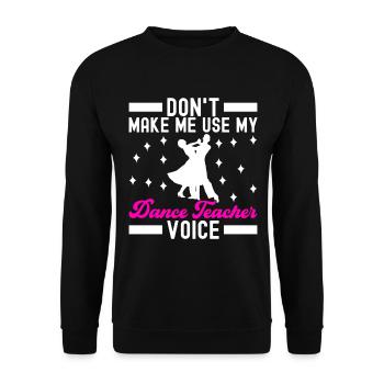 Ballroom Dance Ballroom Dancers Ballroom Dancers - Unisex Sweatshirt - black - Front - Alina (178cm) & Michal (187cm)