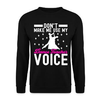 Ballsaal Tanz Ballsaaltänzer Gesellschaftstänzer - Unisex Pullover - Schwarz - Vorne - Alina (178cm) & Michal (187cm)