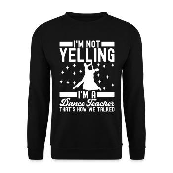 Ballsaal Tanz Ballsaaltänzer Gesellschaftstänzer - Unisex Pullover - Schwarz - Vorne - Alina (178cm) & Michal (187cm)