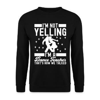 Ballsaal Tanz Ballsaaltänzer Gesellschaftstänzer - Unisex Pullover - Schwarz - Vorne - Alina (178cm) & Michal (187cm)