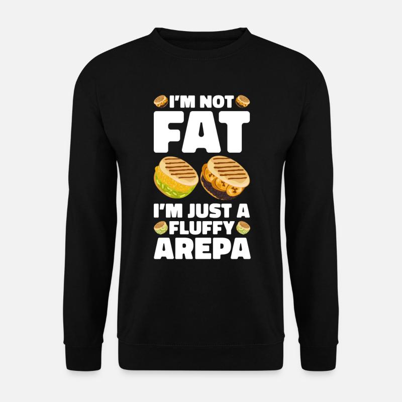 Arepa Kolumbianisches Essen - Unisex Pullover - Schwarz