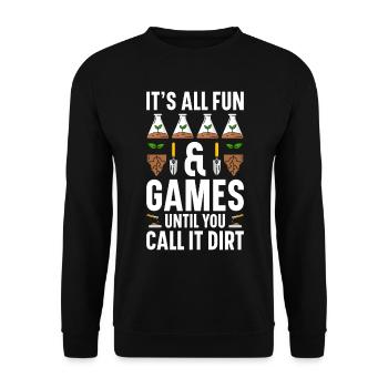 Soil Scientist Agricultural Scientist - Unisex Sweatshirt - black - Front - Alina (178cm) & Michal (187cm)