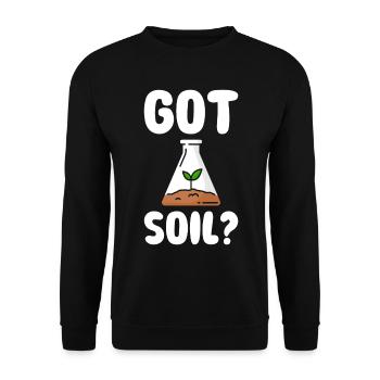 Soil Scientist Agricultural Scientist - Unisex Sweatshirt - black - Front - Alina (178cm) & Michal (187cm)