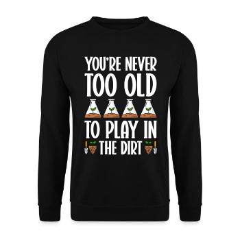 Soil Scientist Agricultural Scientist - Unisex Sweatshirt - black - Front - Alina (178cm) & Michal (187cm)