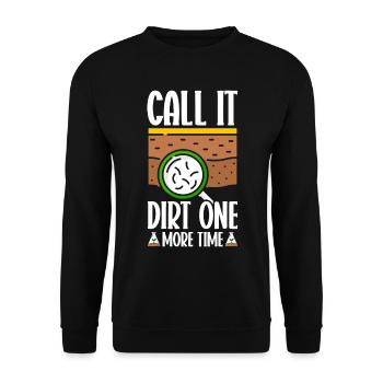 Soil Scientist Agricultural Scientist - Unisex Sweatshirt - black - Front - Alina (178cm) & Michal (187cm)