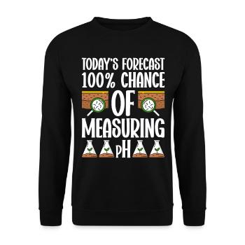 Soil Scientist Agricultural Scientist - Unisex Sweatshirt - black - Front - Alina (178cm) & Michal (187cm)
