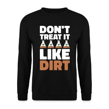 Soil Scientist Agricultural Scientist - Unisex Sweatshirt - black - Front - Alina (178cm) & Michal (187cm)