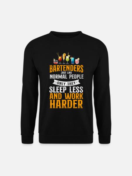 Bartender Mixologist Bartenders - Unisex Sweatshirt - black