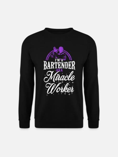 Bartender Mixologist Bartender - Unisex Sweatshirt - black