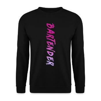 Bartender Mixologist Bartender - Unisex Pullover - Schwarz - Vorne - Alina (178cm) & Michal (187cm)