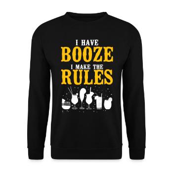 Barman mixologue j’ai le - Sweat-shirt Unisexe - noir - Devant - Alina (178cm) & Michal (187cm)