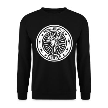 Sexy Jiu Jitsu Fighter - Brazilian Jiu Jitsu Marti - Unisex Sweatshirt - black - Front - Alina (178cm) & Michal (187cm)