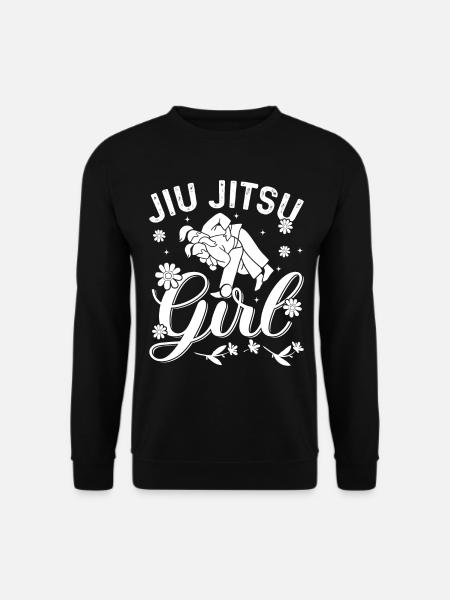 Brazilian Jiu Jitsu Girl - Jiu Jitsu Girl - Unisex Pullover - Schwarz
