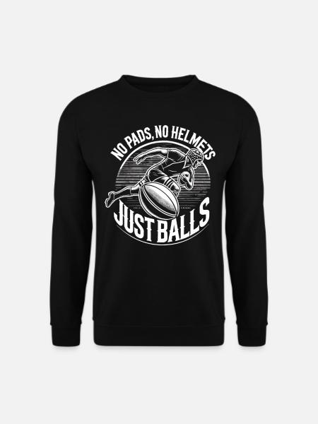 Maillot Rugby Saying - Sweat-shirt Unisexe - noir