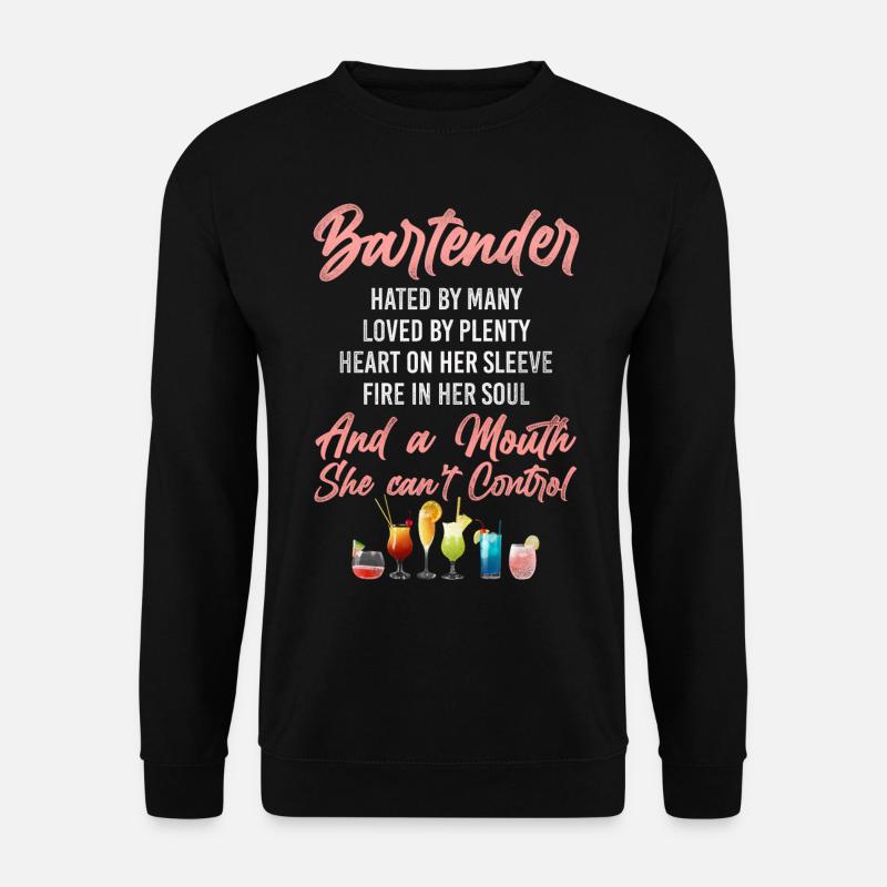 Bartender Mixologist Bartender - Unisex Pullover - Schwarz