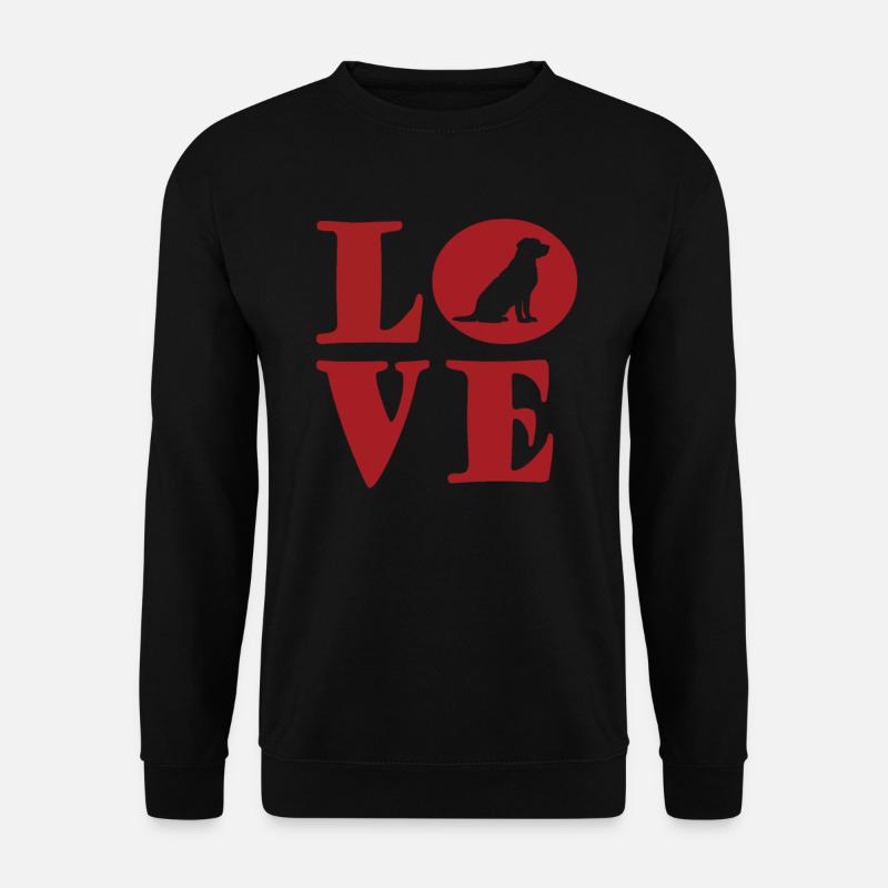 J’adore les chiens - Sweat-shirt Unisexe - noir