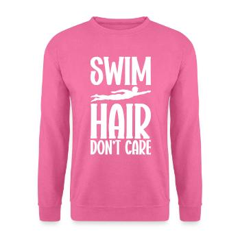 Schwimmen Wassersport Pool Schwimmsport Schwimmer - Unisex Pullover - Pink - Vorne
