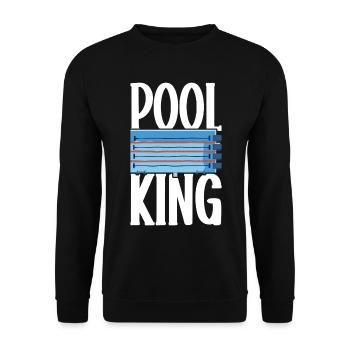 Swimming Water Sports Pool Swimming Swimmers - Unisex Sweatshirt - black - Front - Alina (178cm) & Michal (187cm)