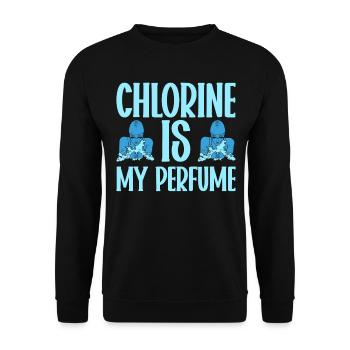 Swimming Water Sports Pool Swimming Swimmers - Unisex Sweatshirt - black - Front - Alina (178cm) & Michal (187cm)