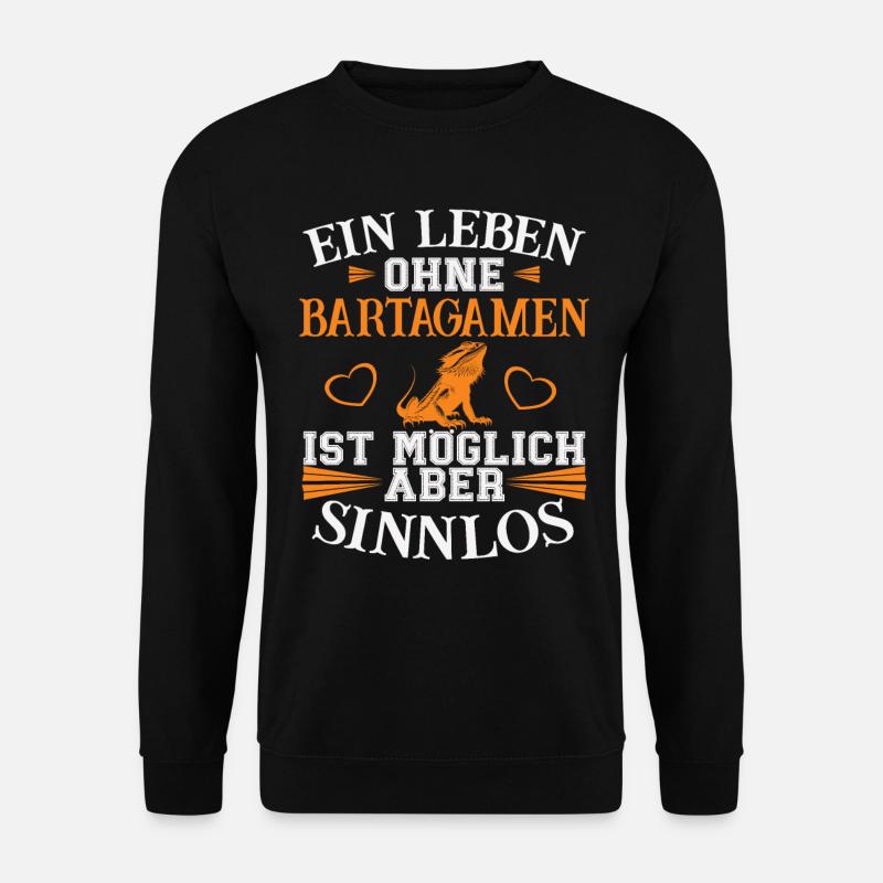 Une vie sans dragons barbus - Sweat-shirt Unisexe - noir