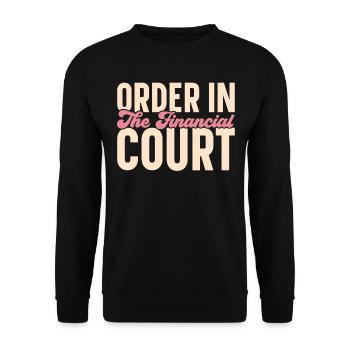 Buchhaltung Finanzbuchhalter Buchhalter Beruf - Unisex Pullover - Schwarz - Vorne - Alina (178cm) & Michal (187cm)