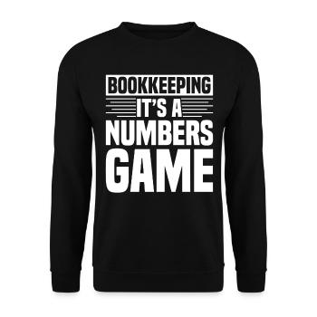 Buchhaltung Finanzbuchhalter Buchhalter Beruf - Unisex Pullover - Schwarz - Vorne - Alina (178cm) & Michal (187cm)