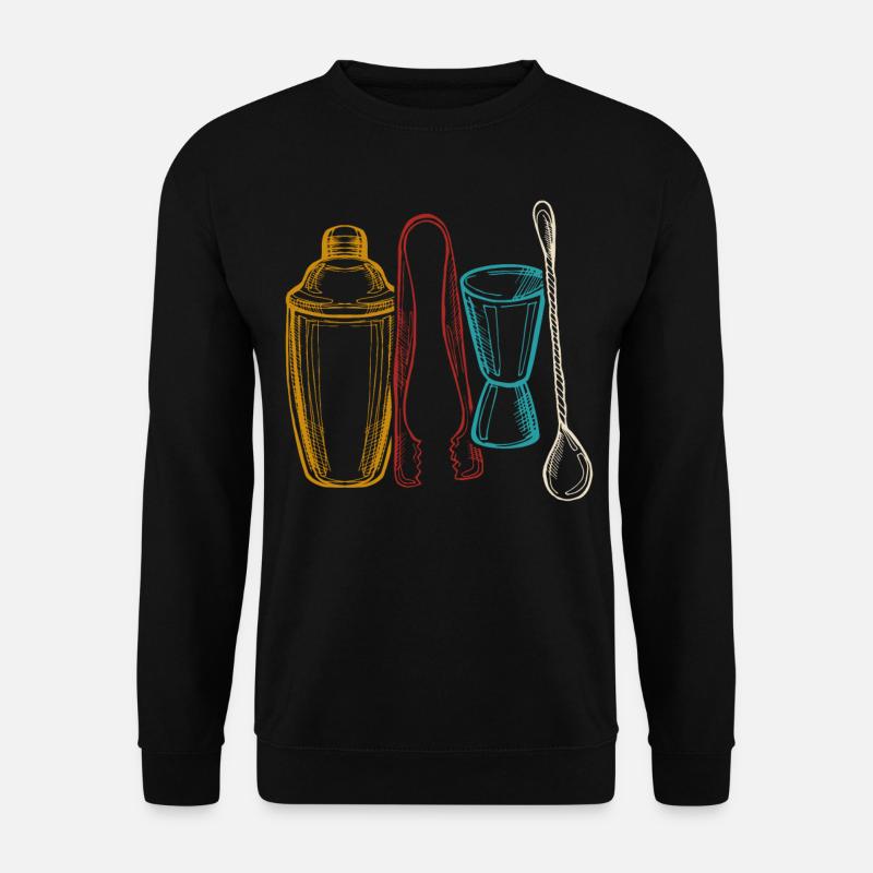 Bartender Mixologist Retro - Unisex Sweatshirt - black