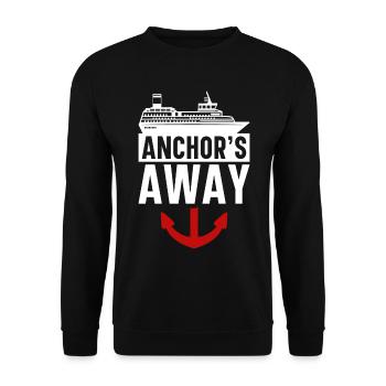Kreuzfahrer Kreuzfahrtschiff Kreuzfahrt Geschenk - Unisex Pullover - Schwarz - Vorne - Alina (178cm) & Michal (187cm)