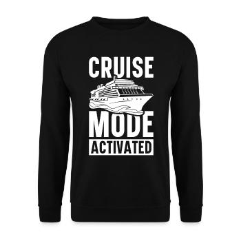Kreuzfahrer Kreuzfahrtschiff Kreuzfahrt Geschenk - Unisex Pullover - Schwarz - Vorne - Alina (178cm) & Michal (187cm)