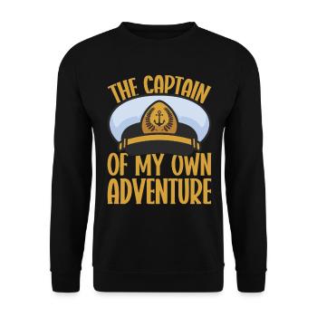 Croisière Crusader Bateau de croisière Cadeau - Sweat-shirt Unisexe - noir - Devant - Alina (178cm) & Michal (187cm)