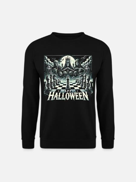 T-shirt fan d’échecs d’Halloween - Sweat-shirt Unisexe - noir