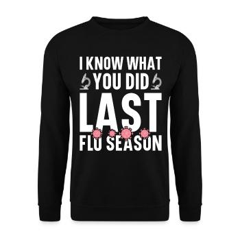 Epidemiology Scientist Epidemiologist Medicine - Unisex Sweatshirt - black - Front - Alina (178cm) & Michal (187cm)