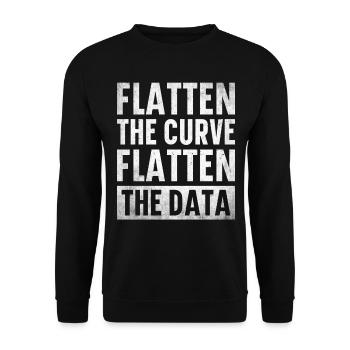 Epidemiology Scientist Epidemiologist Medicine - Unisex Sweatshirt - black - Front - Alina (178cm) & Michal (187cm)