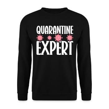 Epidemiology Scientist Epidemiologist Medicine - Unisex Sweatshirt - black - Front - Alina (178cm) & Michal (187cm)