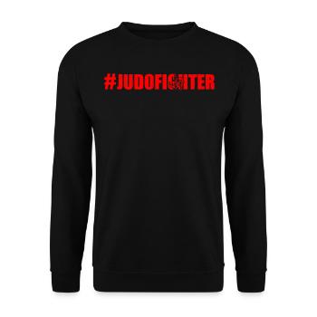 #JudoFighter - Judoka Judo Combattant Judo Martial Ar - Sweat-shirt Unisexe - noir - Devant - Alina (178cm) & Michal (187cm)