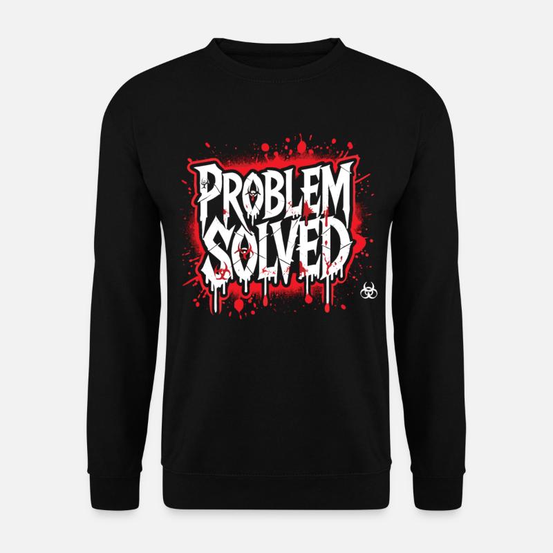 Solution choquante - Problème résolu - Sweat-shirt Unisexe - noir