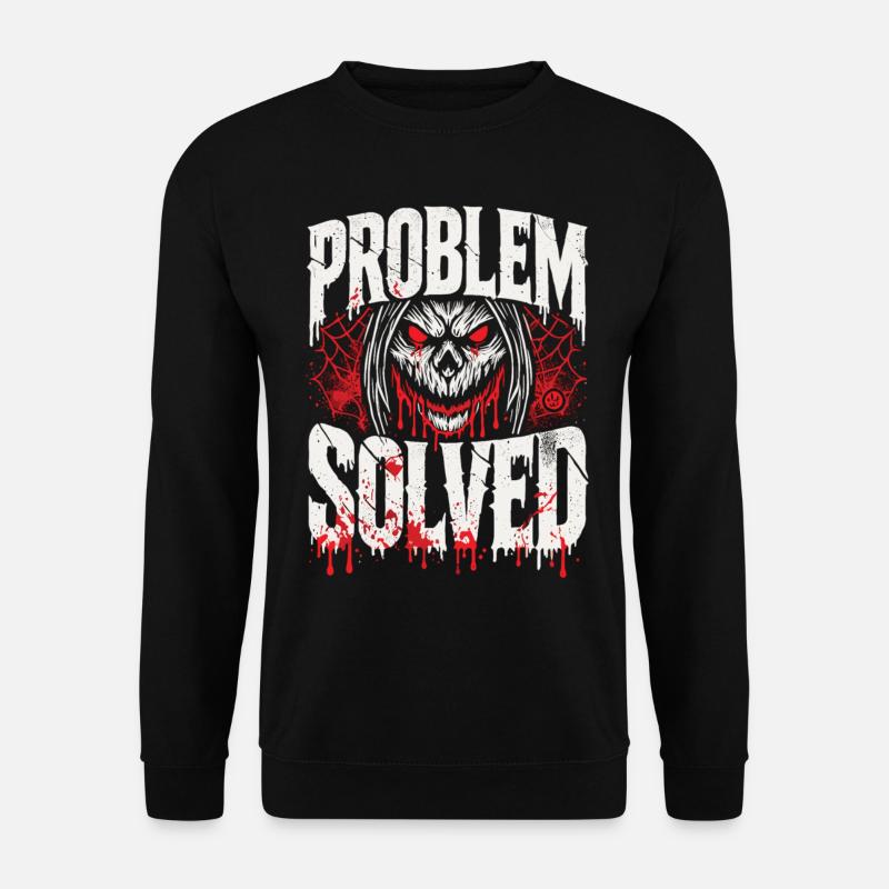 Blutige Lösung - Problem Solved - Unisex Pullover - Schwarz
